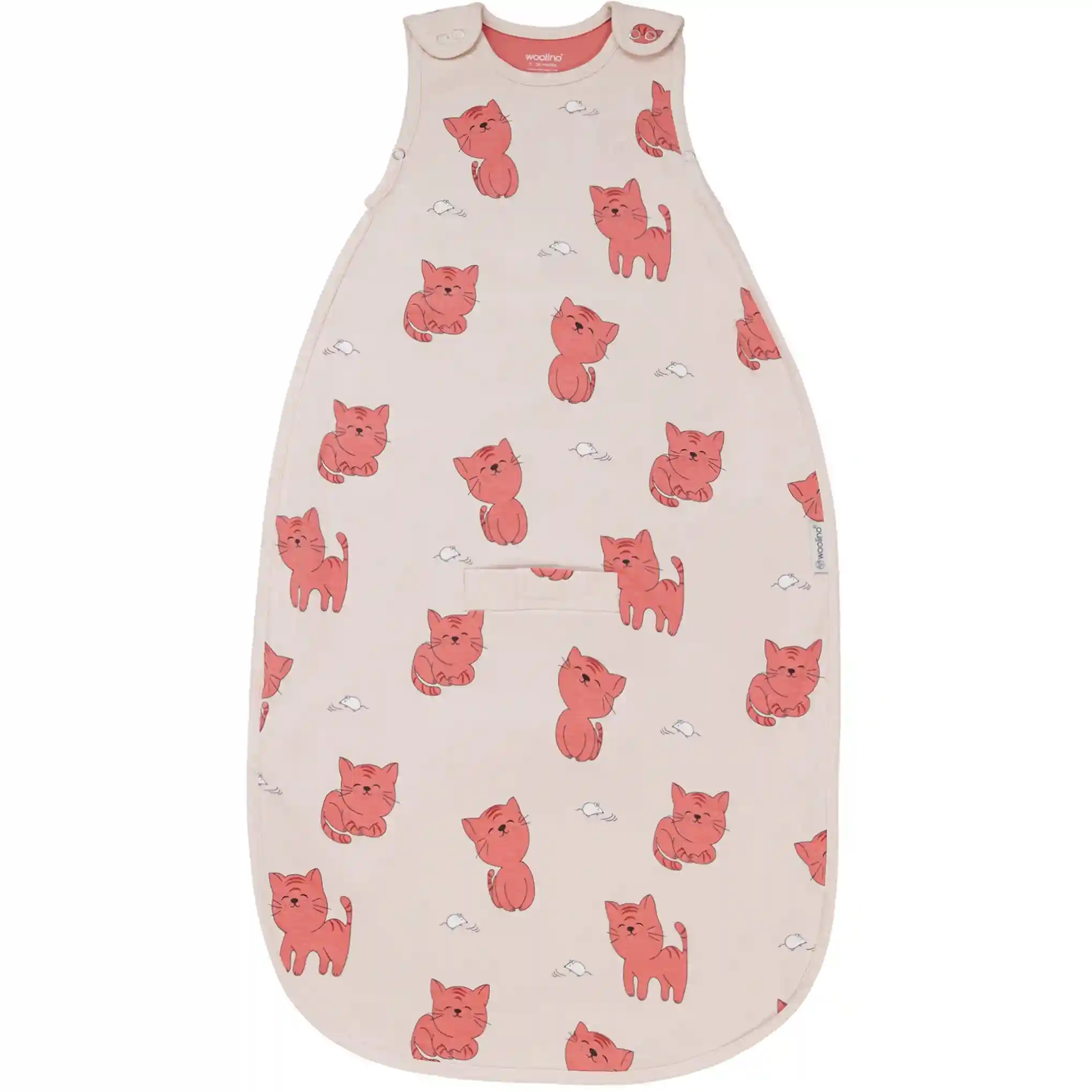 4 Season® Ultimate Baby Sleep Bag, Merino Wool & Organic Cotton, Kitten