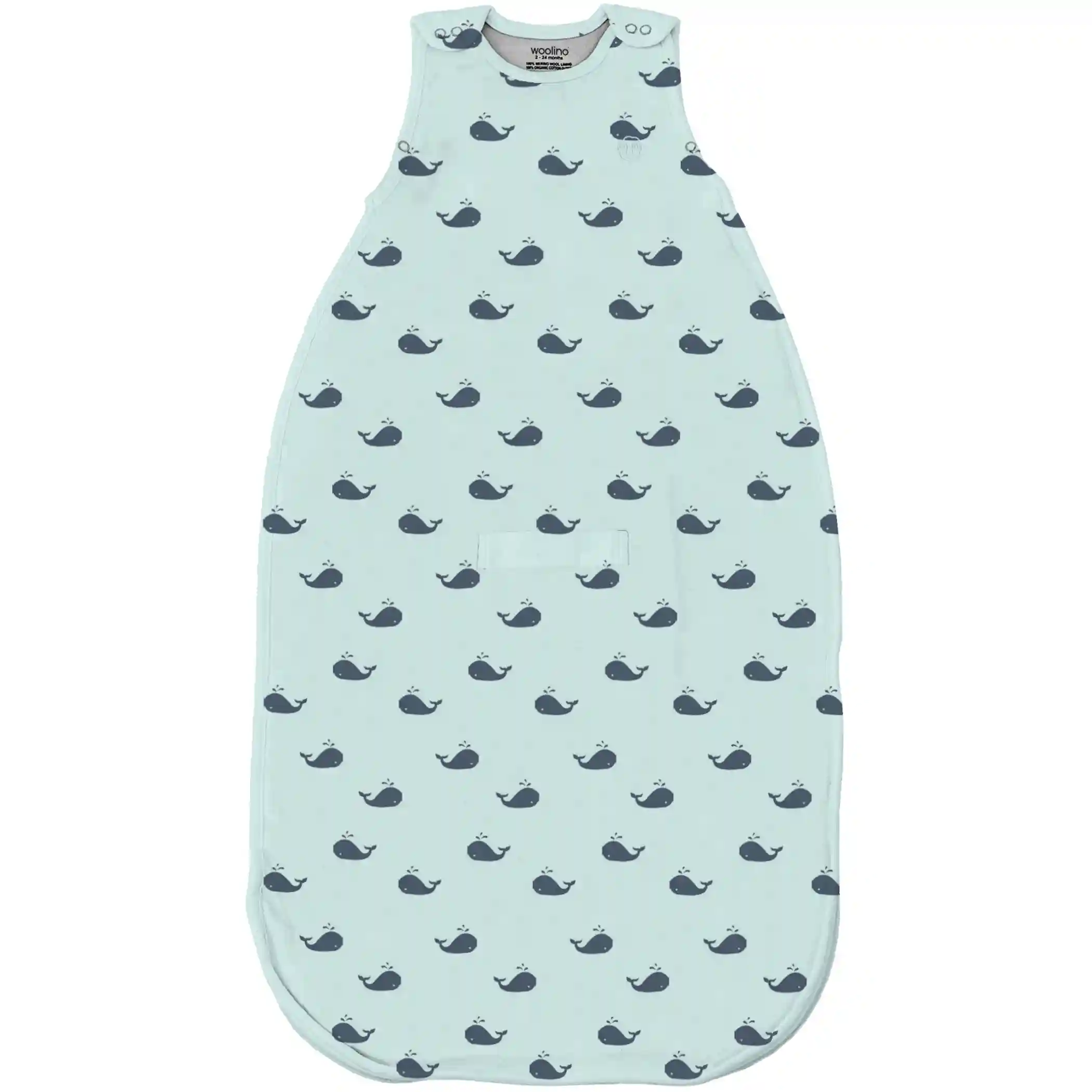 4 Season® Ultimate Baby Sleep Bag, Merino Wool & Organic Cotton, Whales