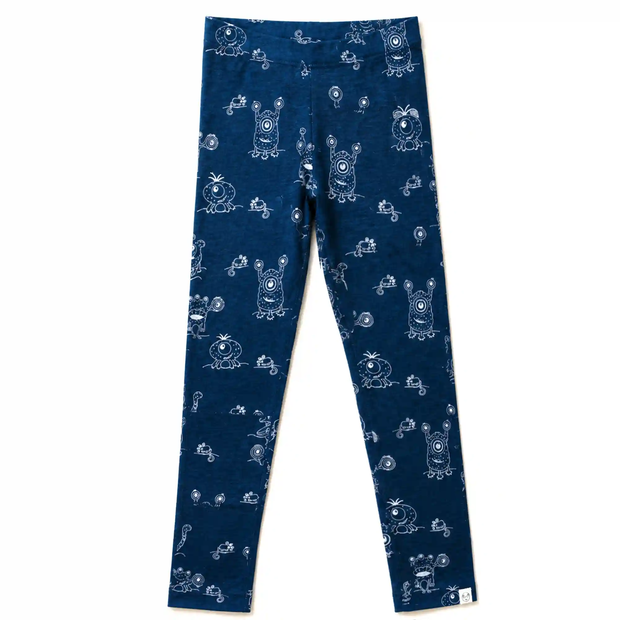 Alternative view of Kids Merino Wool Base Layer, Leggings, Monster