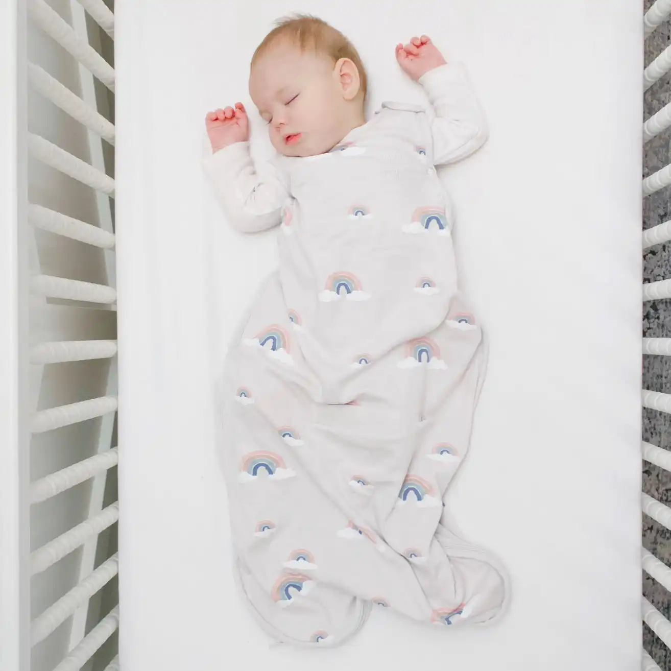 Alternative view of 4 Season® Ultimate Baby Sleep Bag, Merino Wool & Organic Cotton, Rainbow