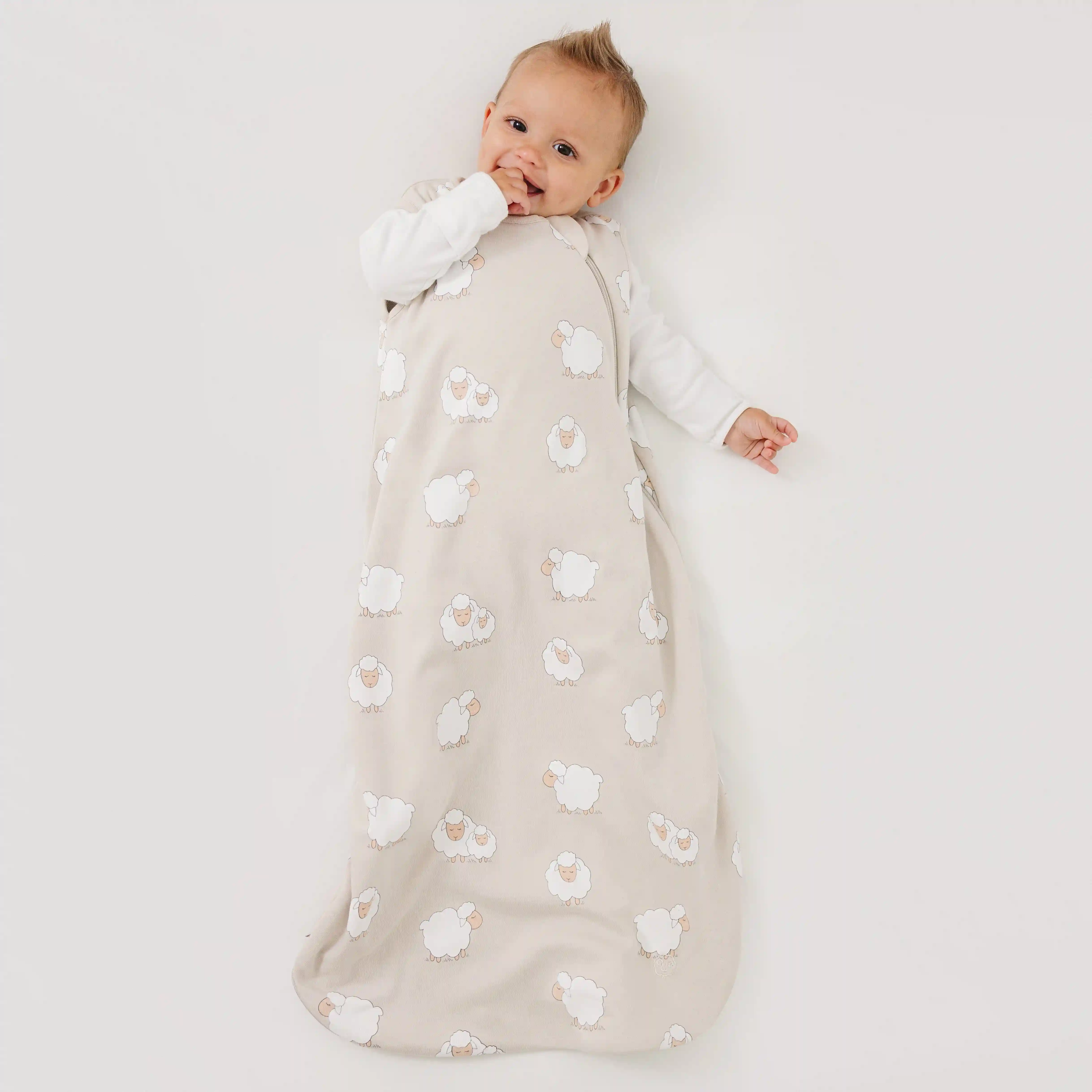 Alternative view of 4 Season® Classic Baby Sleeping Bag, Merino Wool & Organic Cotton, Sheep