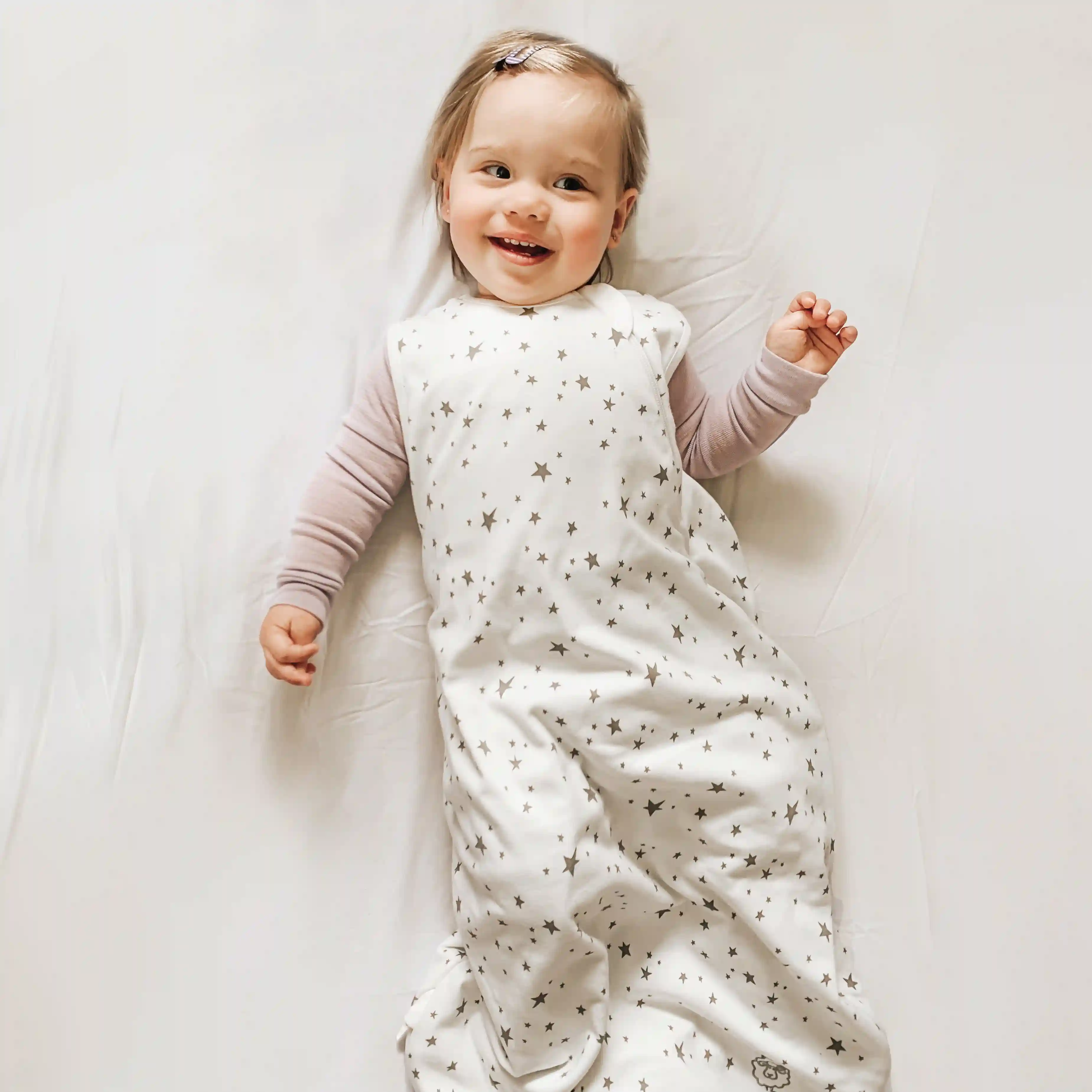 Alternative view of 4 Season® Classic Baby Sleeping Bag, Merino Wool & Organic Cotton, Star White