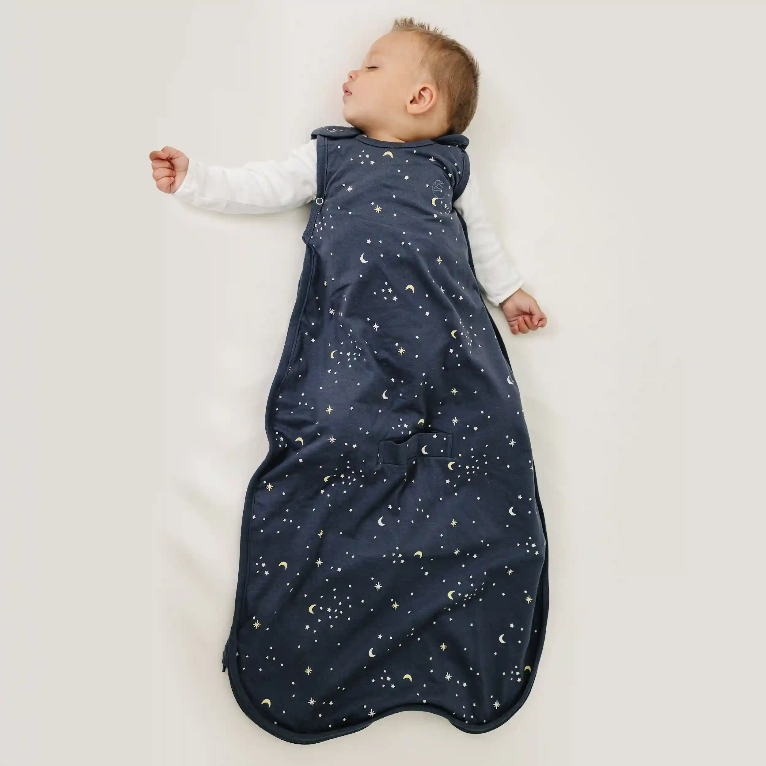 Alternative view of Ecolino® Adjustable Toddler Sleep Bag, Organic Cotton, Universal Size: 2 - 4 Years, Milky Way Ink
