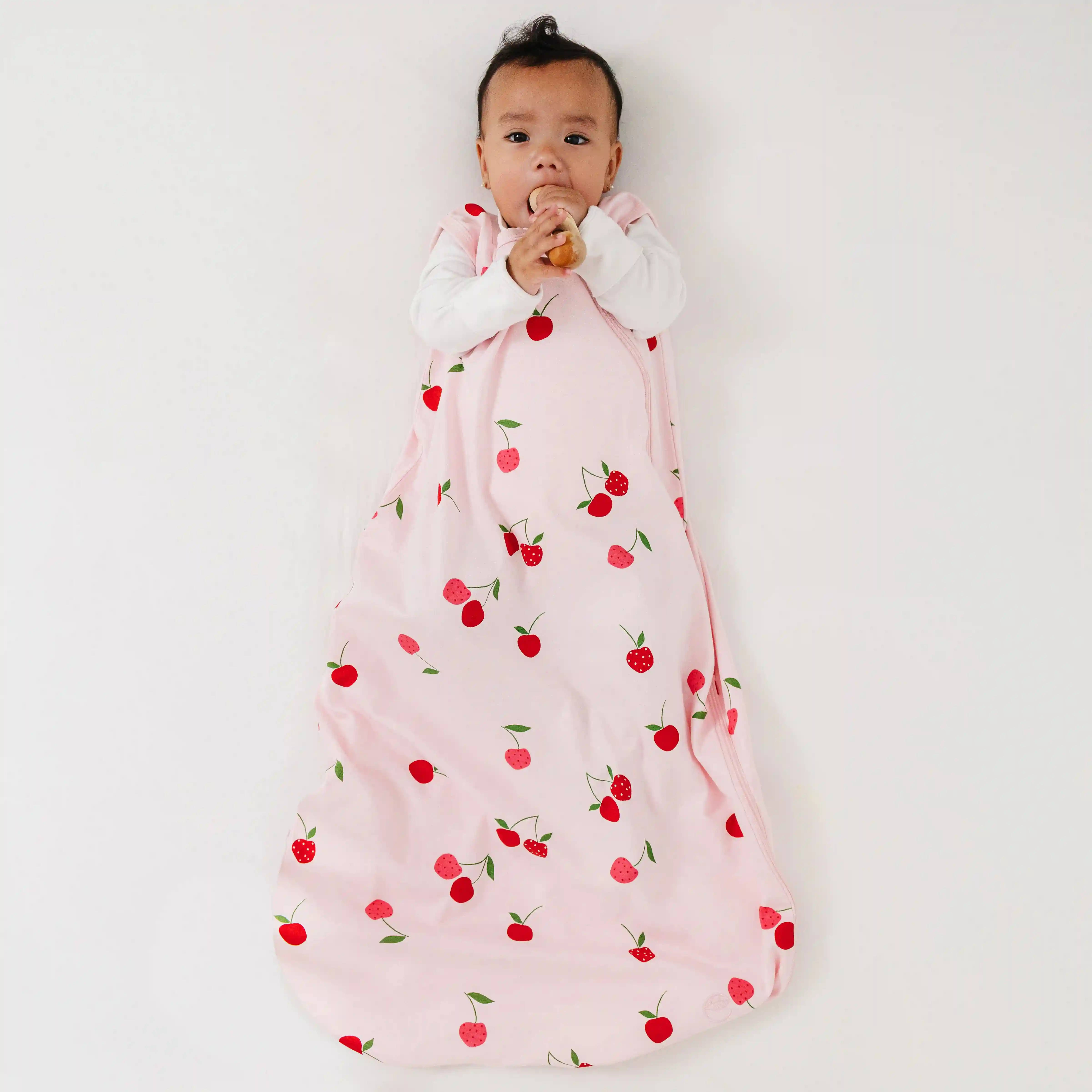 Alternative view of Ecolino® Organic Cotton Classic Baby Sleep Bag or Sack, Cherry