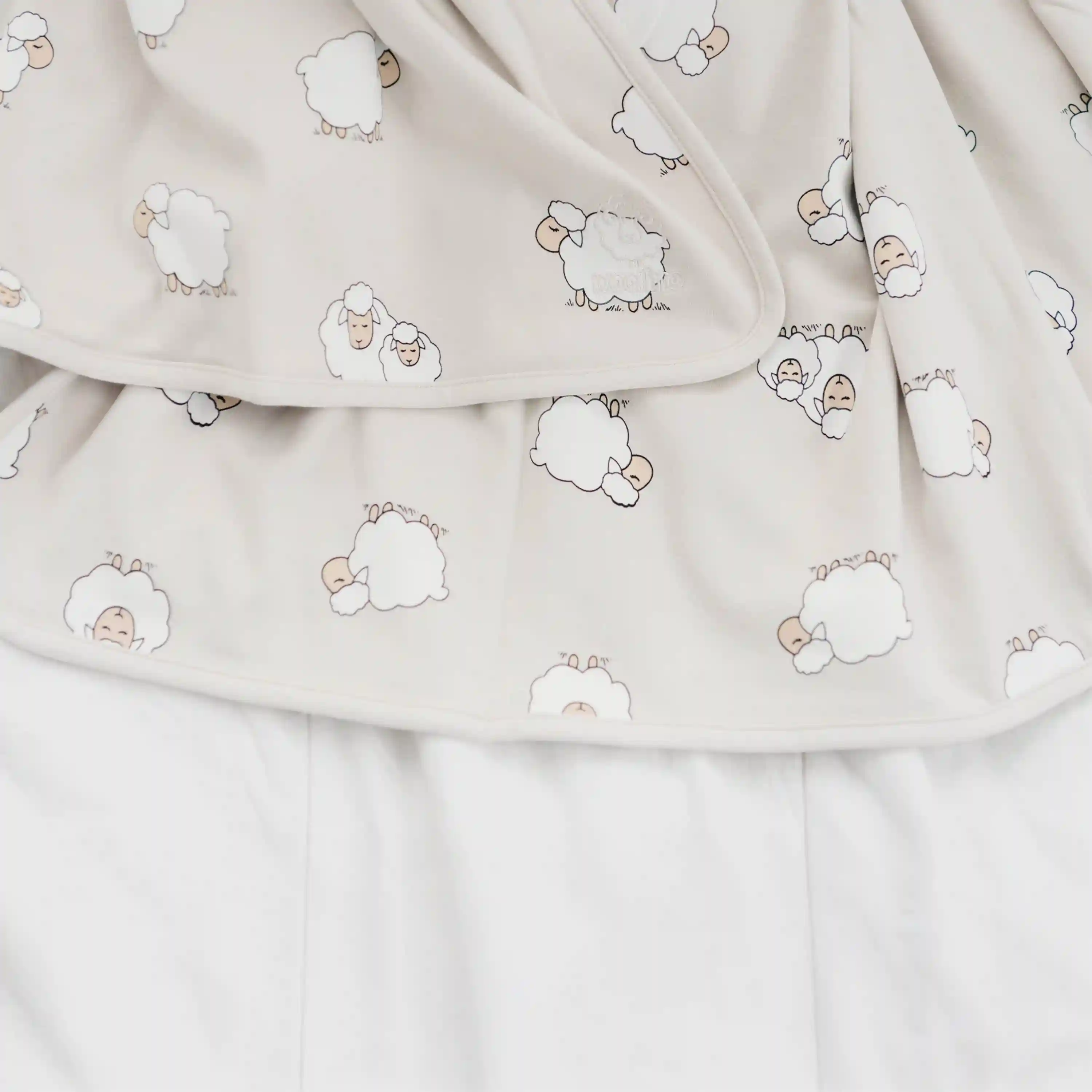 Alternative view of 4 Season® Stroller Merino Wool & Organic Cotton Baby Blanket, 40" x 31.5", Sheep