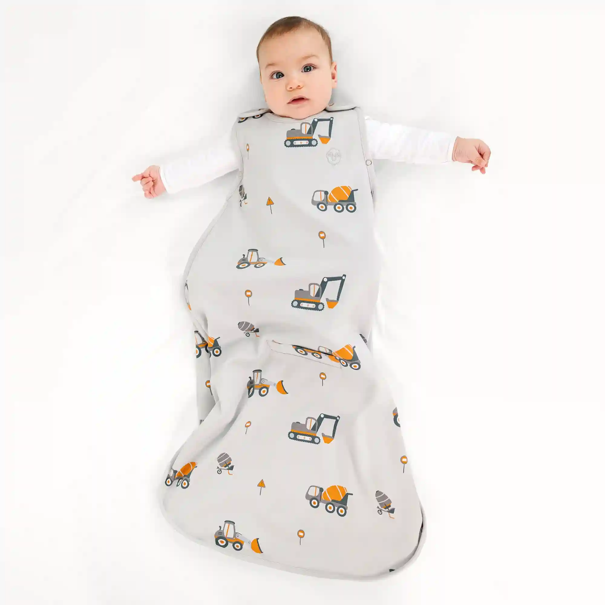 Alternative view of 4 Season® Ultimate Baby Sleep Bag, Merino Wool & Organic Cotton, Heavy Machinery