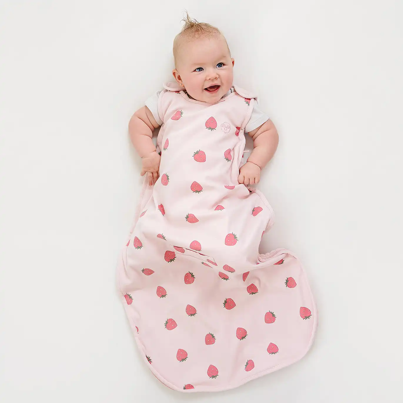 Alternative view of 4 Season® Ultimate Baby Sleep Bag, Merino Wool & Organic Cotton, Strawberry
