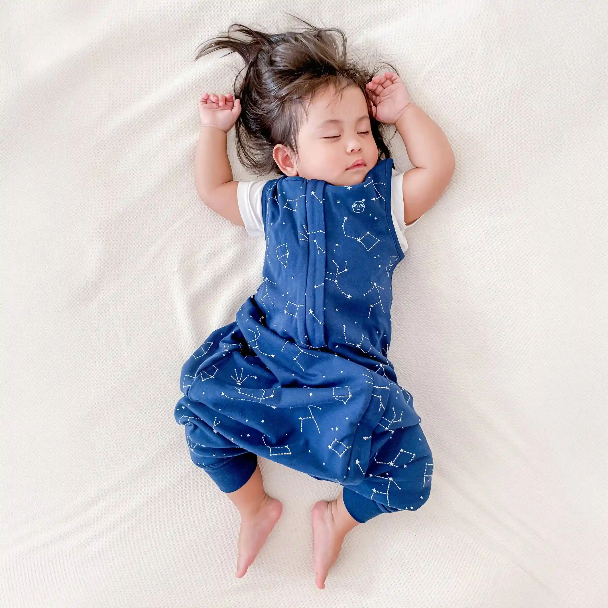 Alternative view of 4 Season® Baby Sleep Bag with Feet, Merino Wool & Organic Cotton, Night Sky™