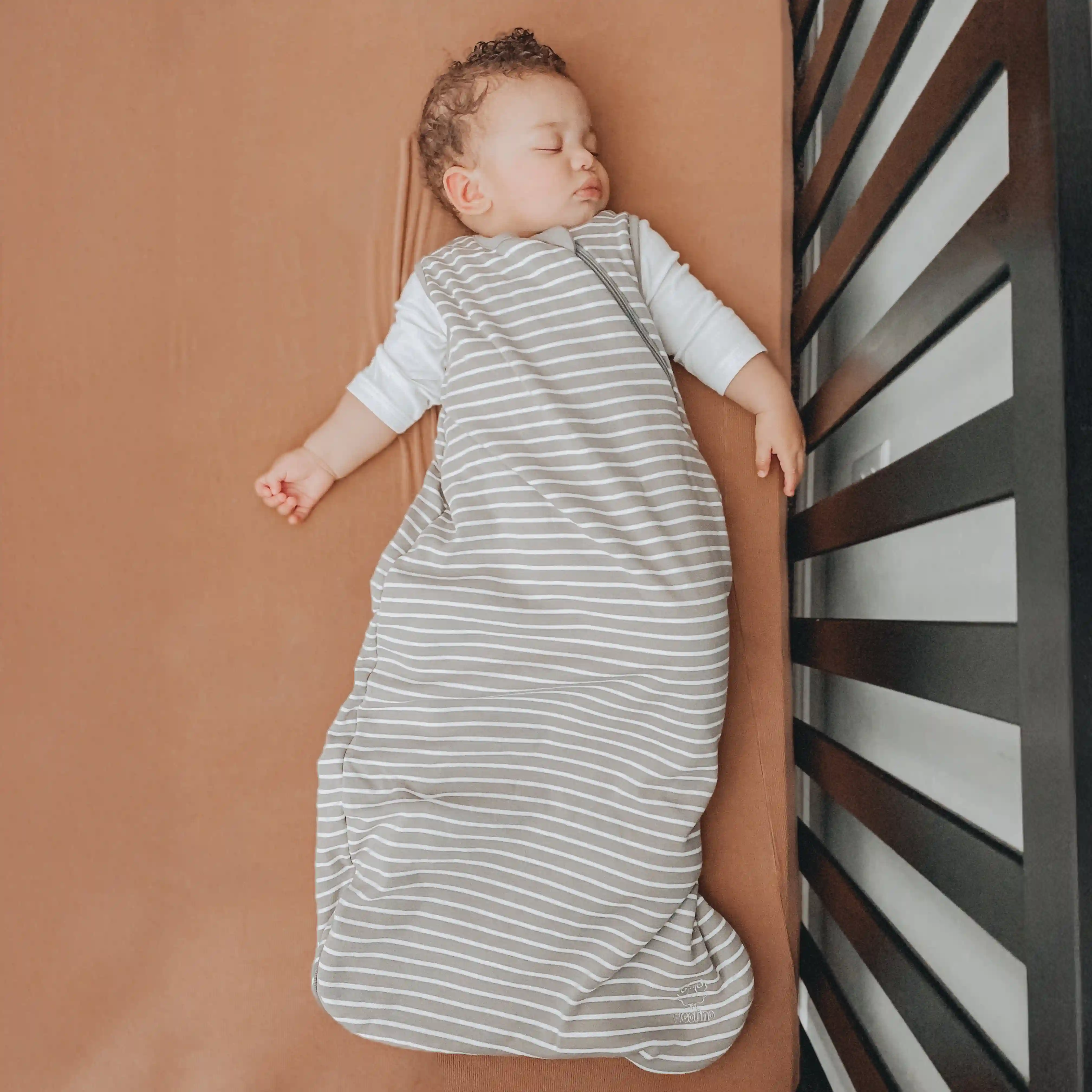 Alternative view of 4 Season® Classic Baby Sleeping Bag, Merino Wool & Organic Cotton, Birch Gray