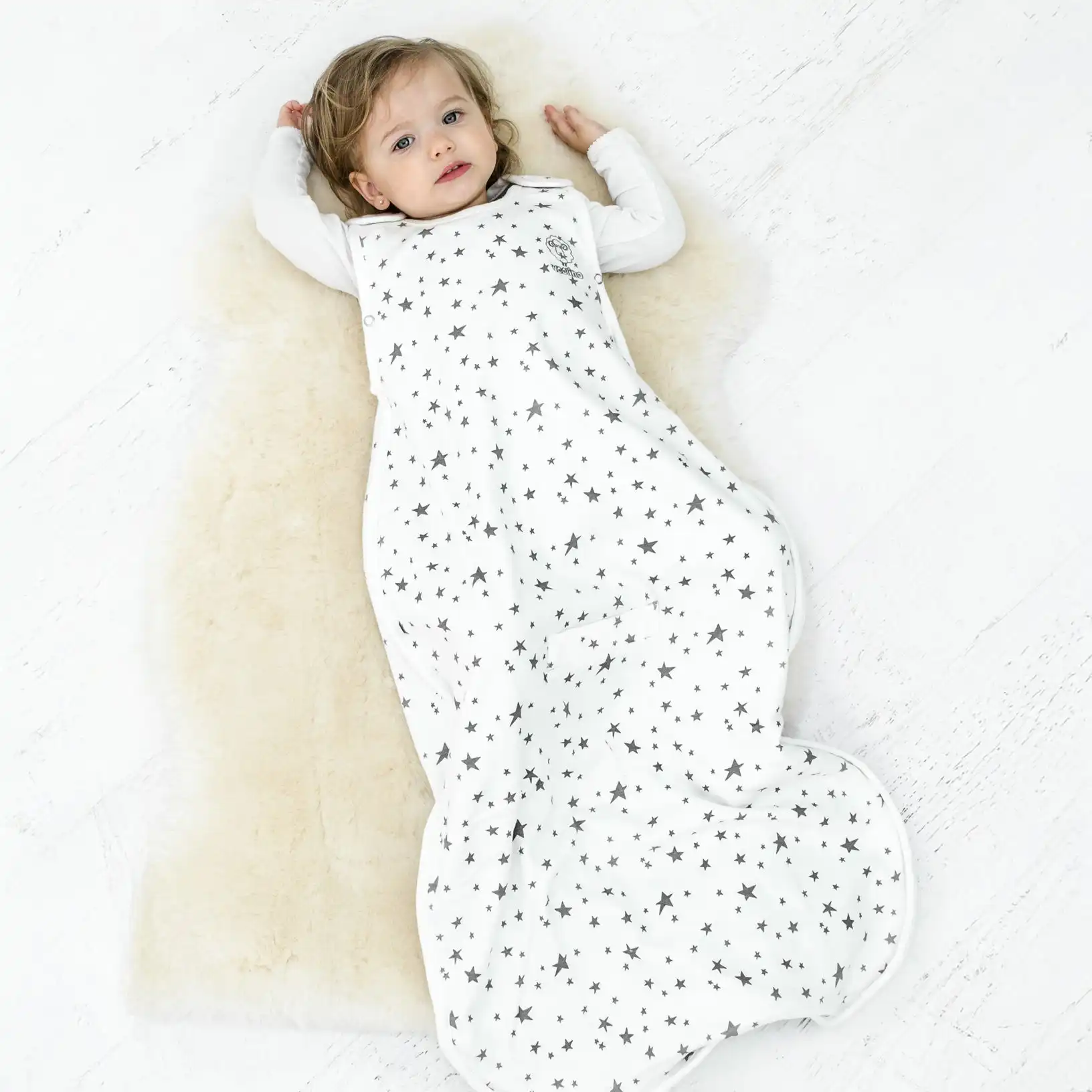Alternative view of 4 Season® Ultimate Baby Sleep Bag, Merino Wool & Organic Cotton, Star White