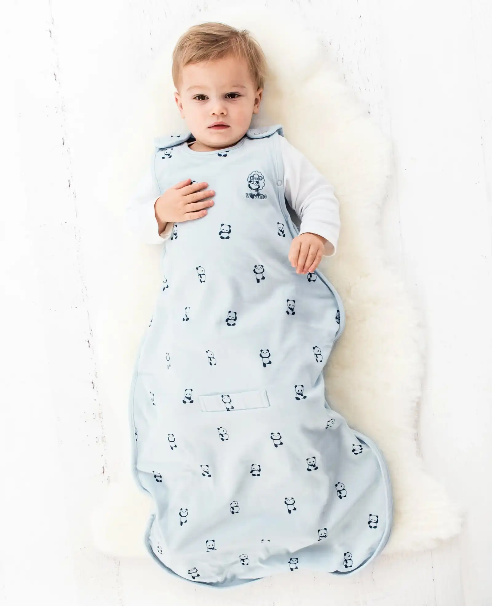 Alternative view of 4 Season® Ultimate Baby Sleep Bag, Merino Wool & Organic Cotton, Panda