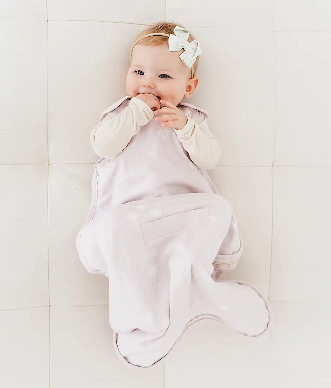 Alternative view of Ecolino® Adjustable Baby Sleep Bag, Organic Cotton, Universal Size: 2 Months - 2 Years, Dandelion