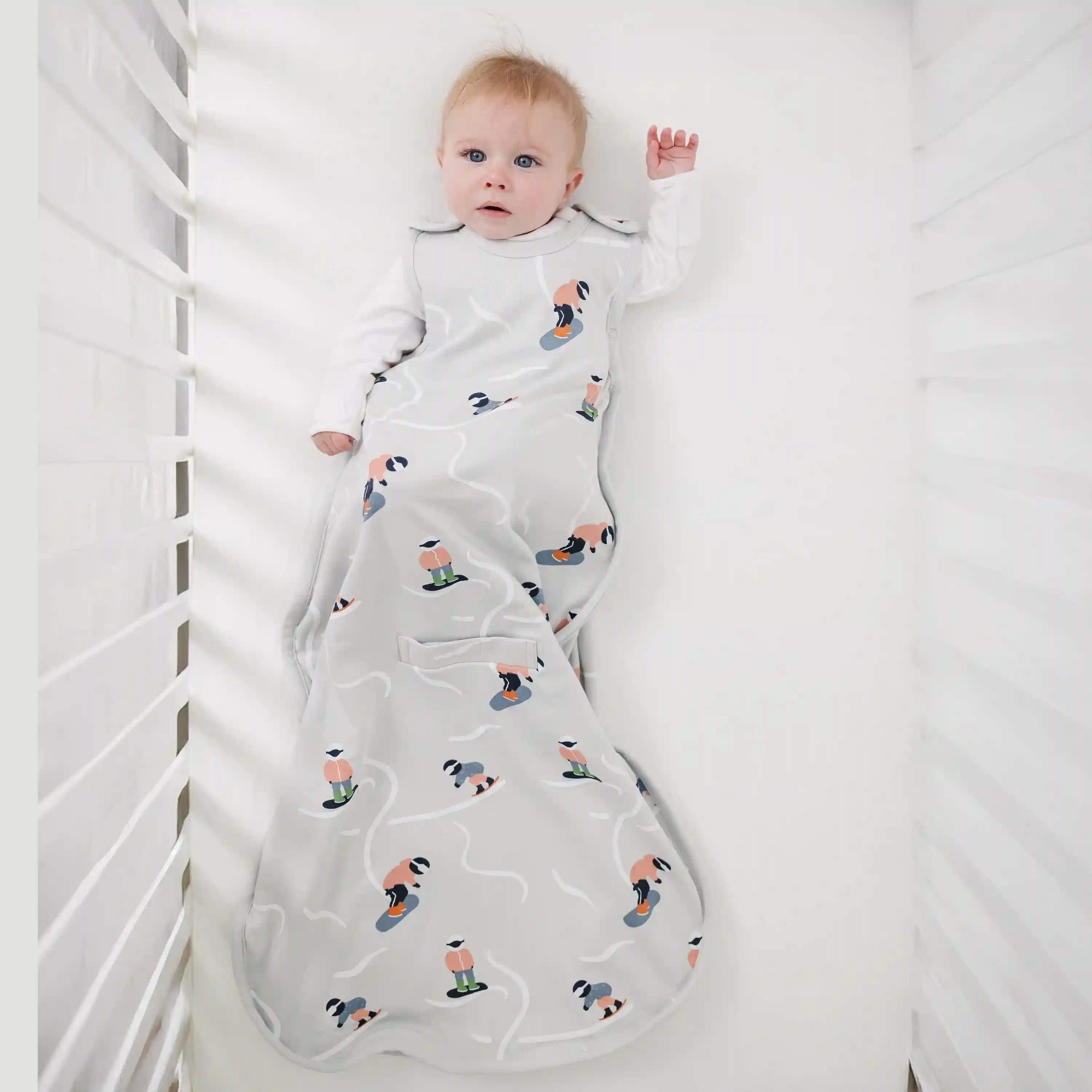 Alternative view of 4 Season® Ultimate Baby Sleep Bag, Merino Wool & Organic Cotton, Snowboarder
