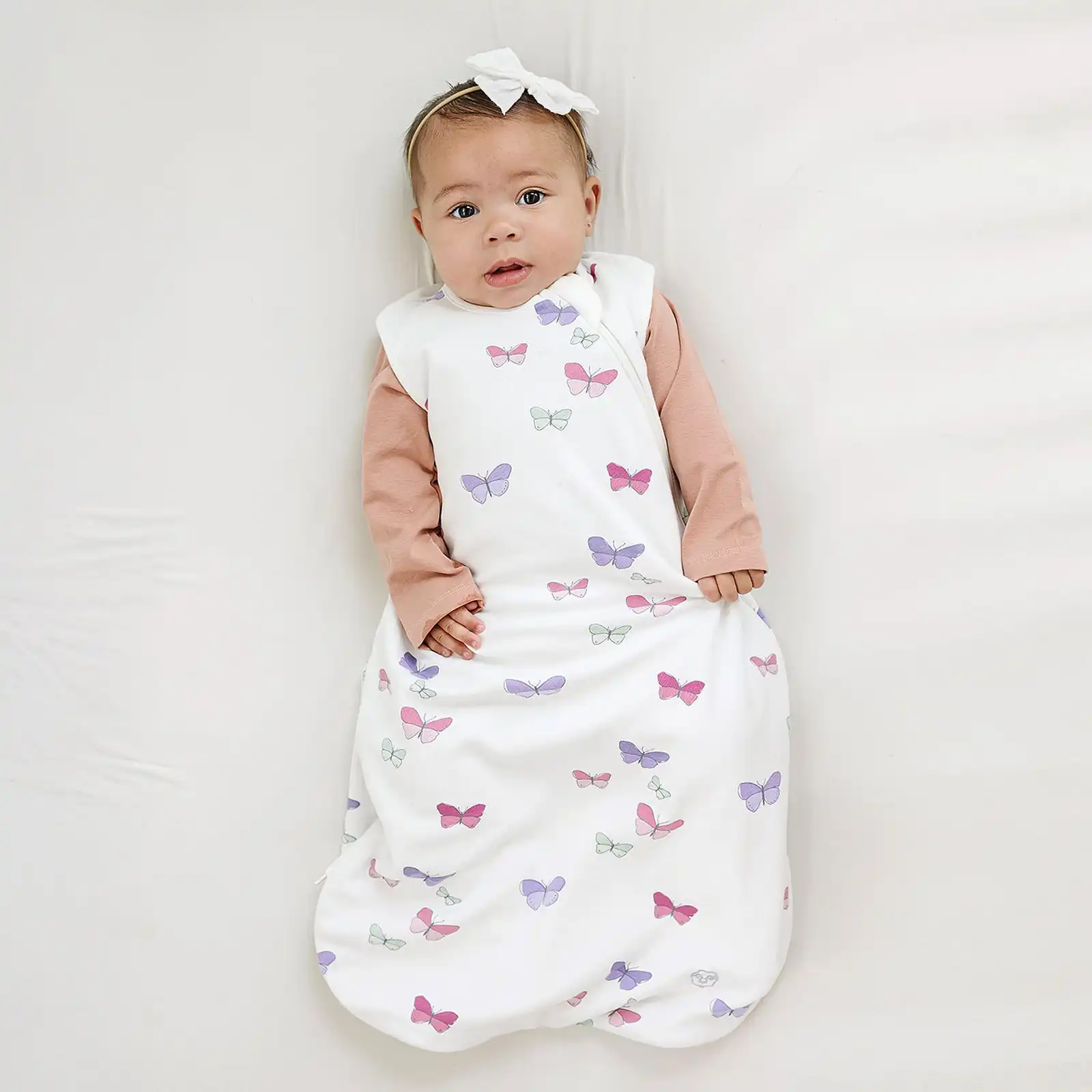 Alternative view of 4 Season® Classic Baby Sleeping Bag, Merino Wool & Organic Cotton, Butterfly