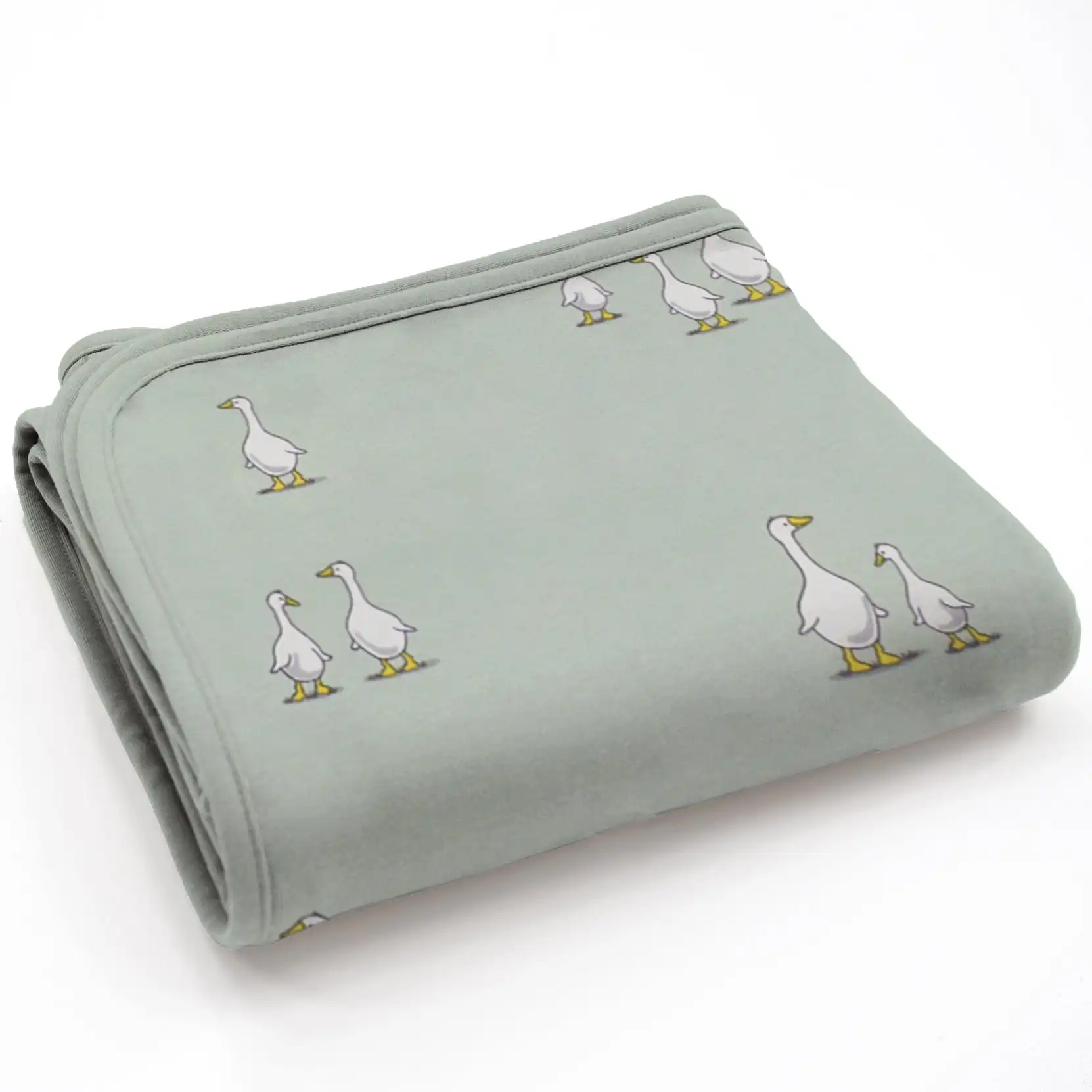 Ecolino® Toddler Blanket, 100% Organic Cotton Blanket, 52.5" x 40", Goose