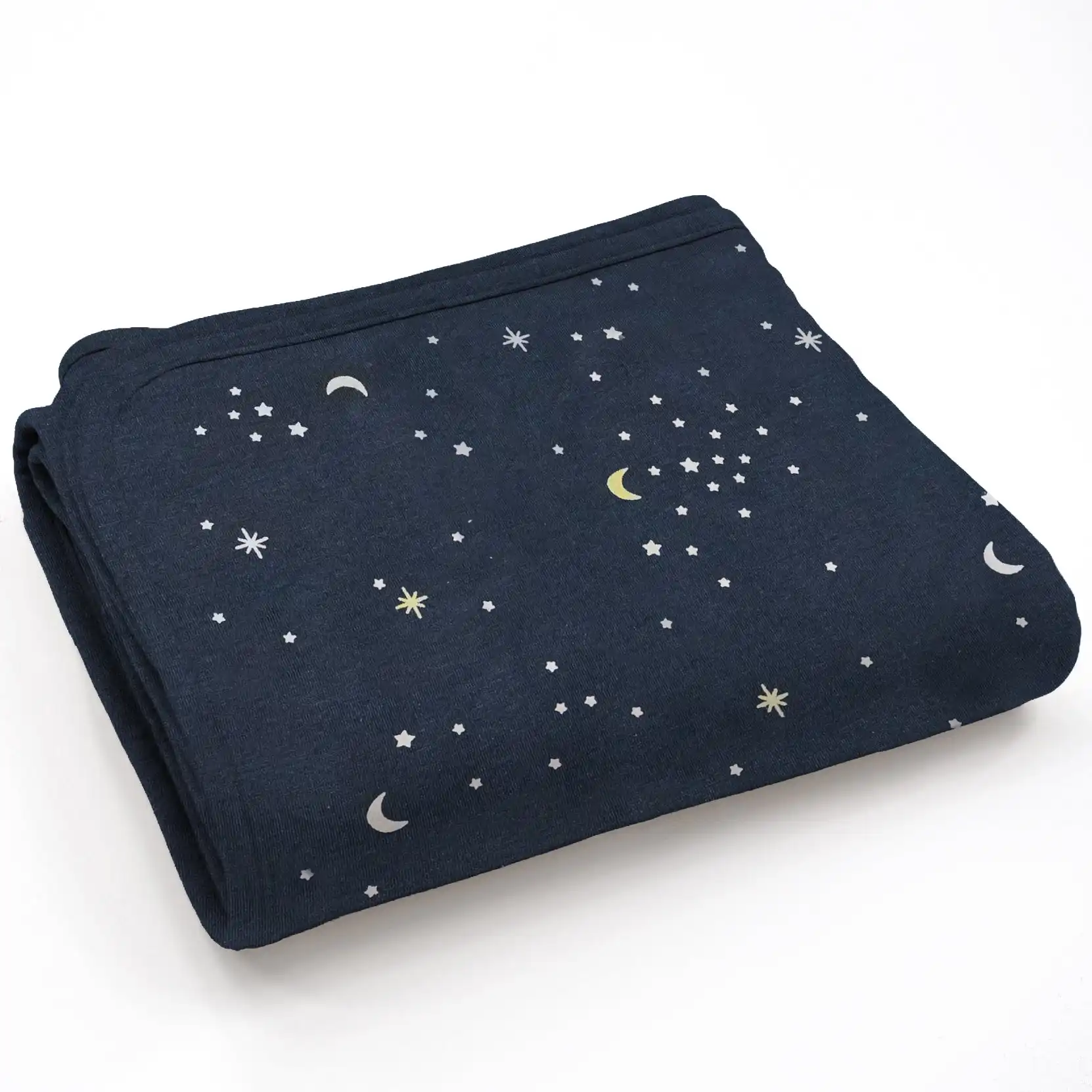 Ecolino® Toddler Blanket, 100% Organic Cotton Blanket, 52.5" x 40", Milky Way Ink