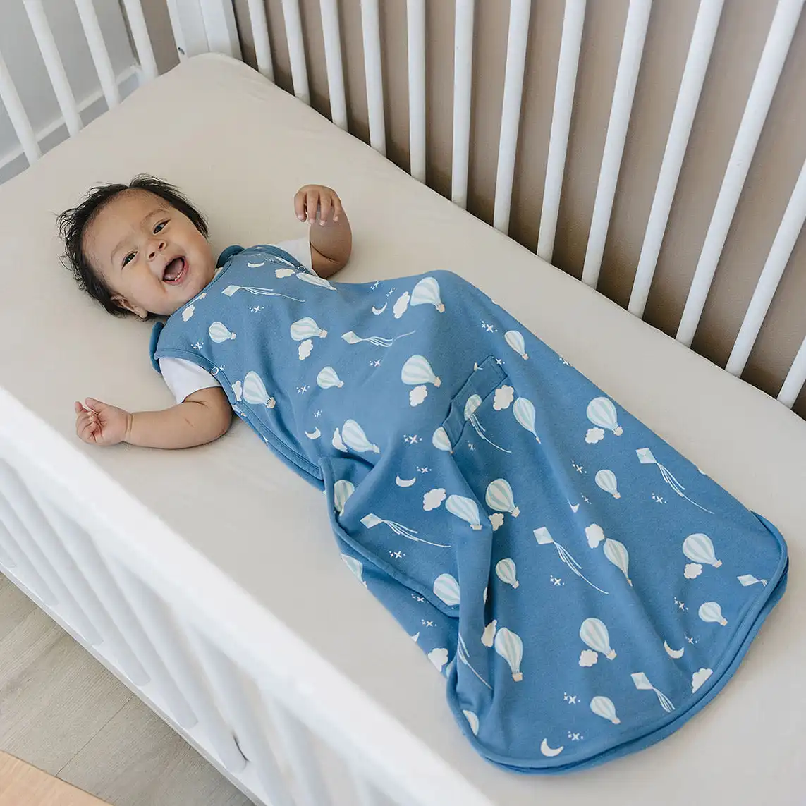 Alternative view of 4 Season® Ultimate Baby Sleep Bag, Merino Wool & Organic Cotton, Hot Air Balloon