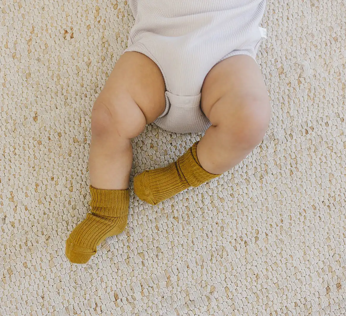 Alternative view of Wool Socks, Baby and Toddler, Terracotta