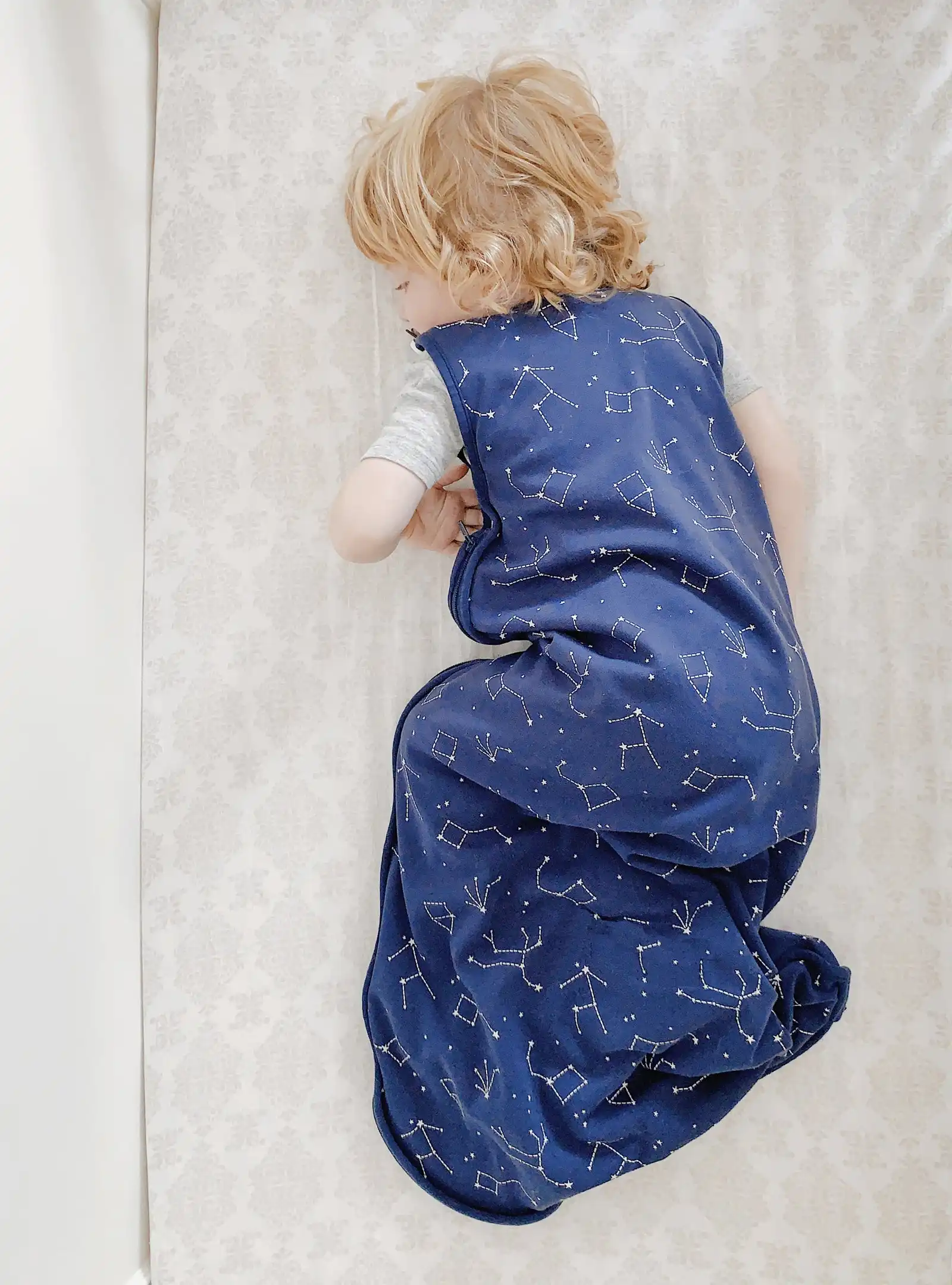 Alternative view of Imperfect 4 Season® Big Kid Sleep Bag, Merino Wool & Organic Cotton, 4 - 6 Years, Night Sky™