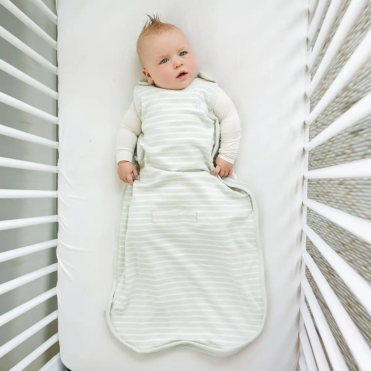 Alternative view of 4 Season® Ultimate Baby Sleep Bag, Merino Wool & Organic Cotton, Birch Gray