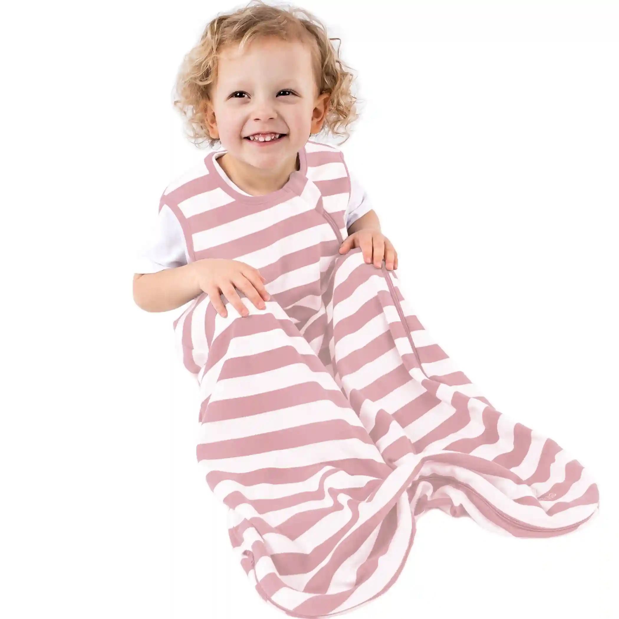 Alternative view of Ecolino® Organic Cotton Classic Baby Sleep Bag or Sack, Blush
